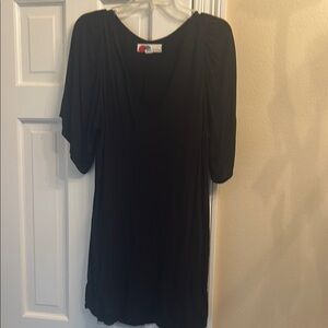 FP Movement Black Relaxed 3/4 Sleeve Tunic